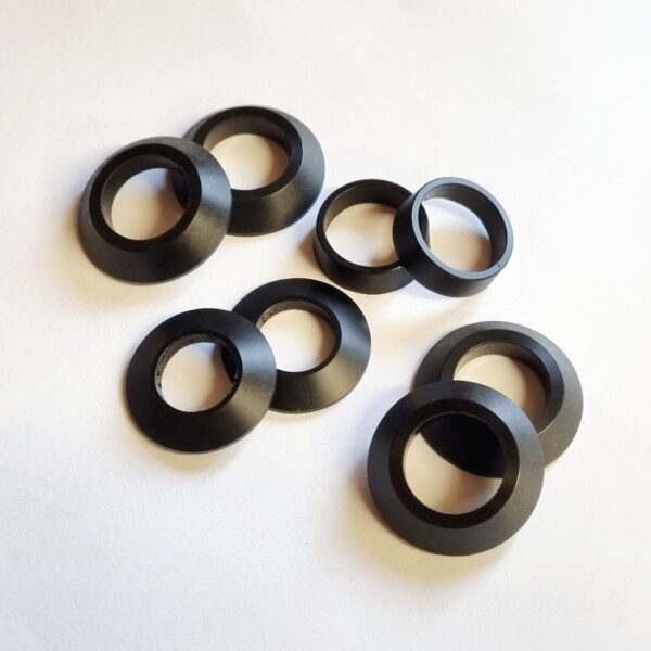 Black Delrin Collars